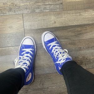 Blue converse